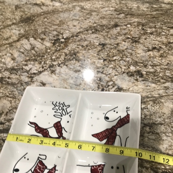Oh Deer Exclusively for Dillards by BIA Square White Porcelain Set - Picture 4 of 4